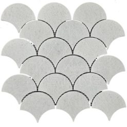 Crystal-White-Scale-Waterjet-Mosaic