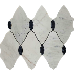 Milky-White-Royal-Pattern-Waterjet-Mosaic